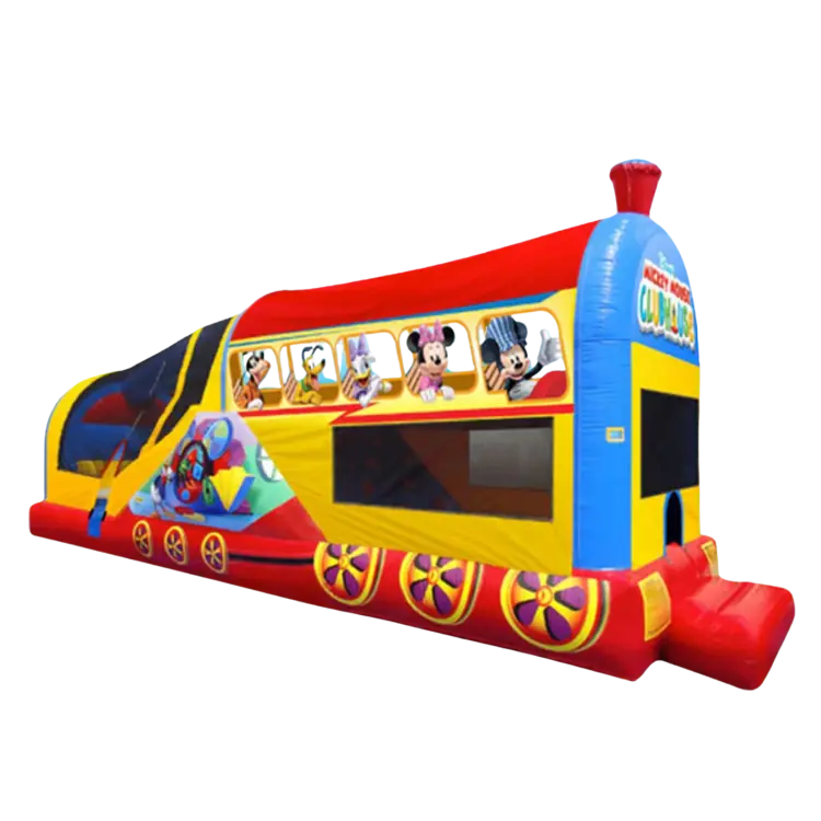Mickeys train inflatable water combo events by aba 1783961559 big Popular Rides