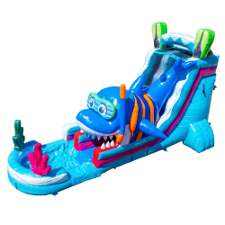 18 ft Shark Water Slide