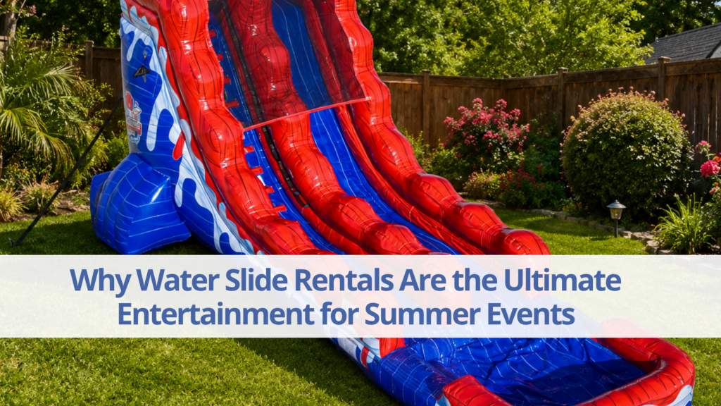 water slides