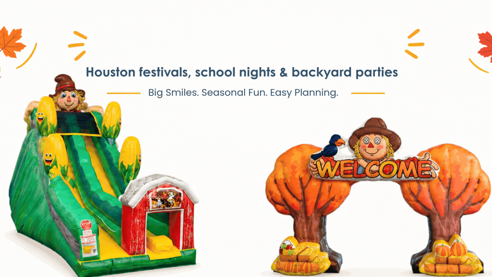 Planning fall event rentals